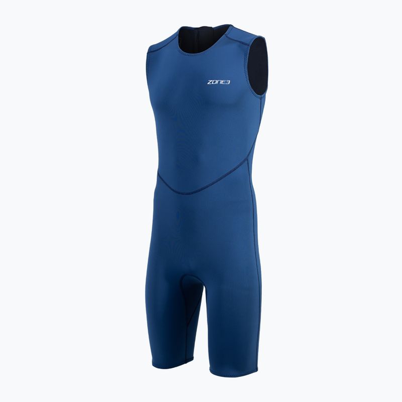 Férfi ZONE3 Yulex Kneeskin 1,5 mm-es navy/ezüst úszószivacs