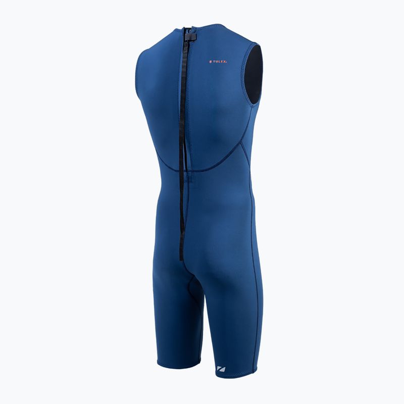 Férfi ZONE3 Yulex Kneeskin 1,5 mm-es navy/ezüst úszószivacs 2
