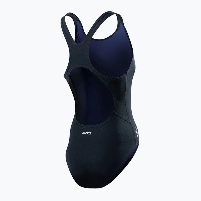 Női egyrészes fürdőruha ZONE3 OWS Renew Classic Classic fekete 5