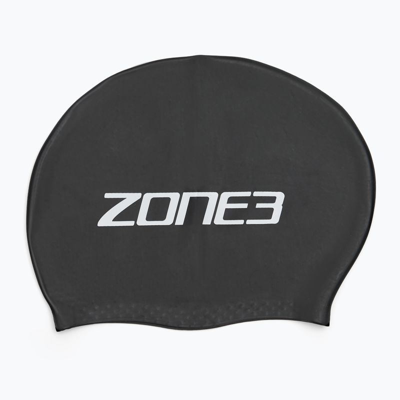 ZONE3 Hosszú hajú úszósapka fekete