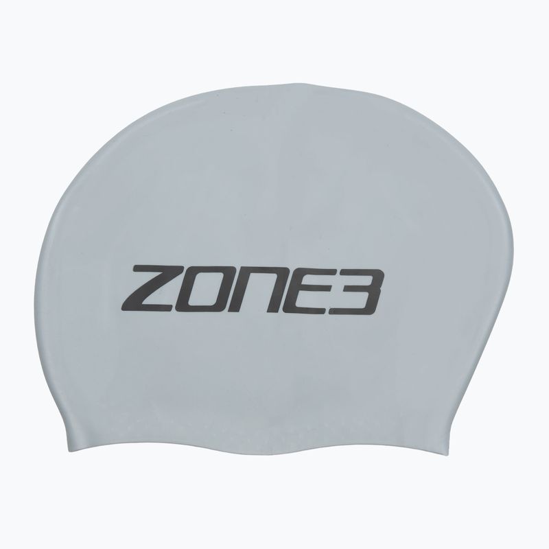 ZONE3 Hosszú hajú úszósapka ezüst