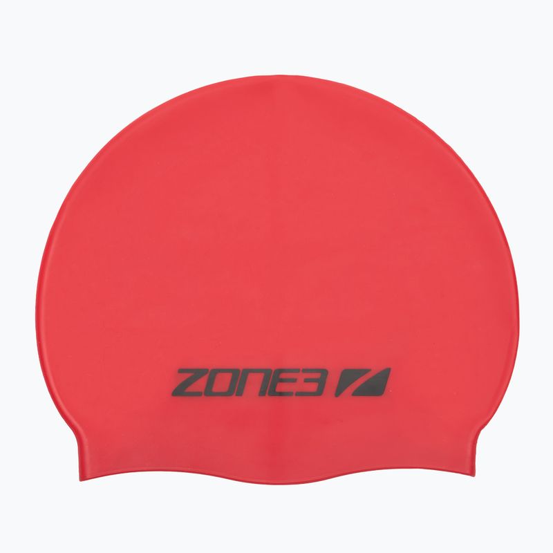 ZONE3 szilikon úszósapka piros