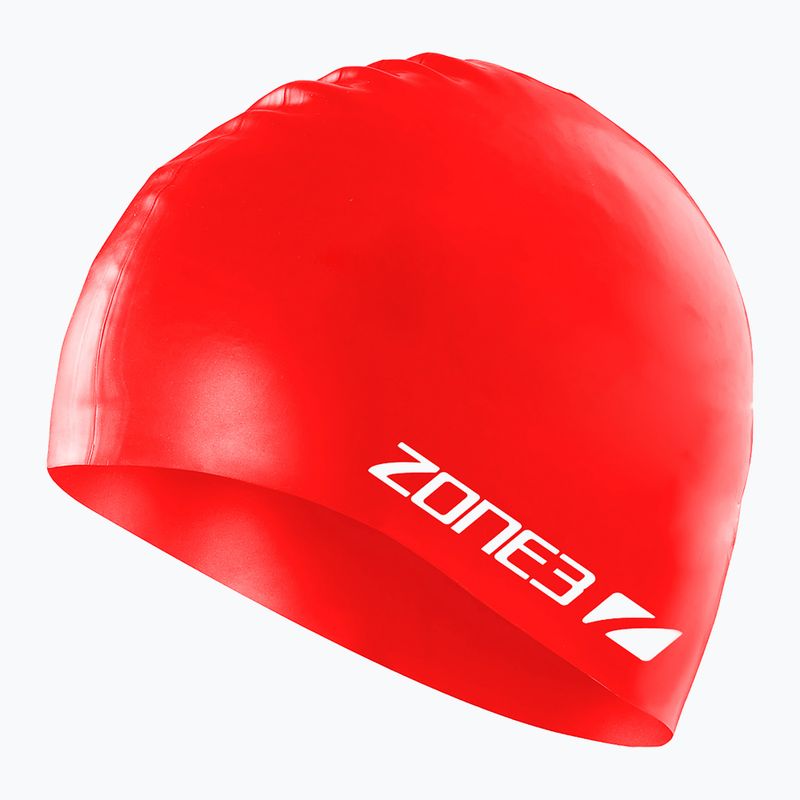 ZONE3 szilikon úszósapka piros
