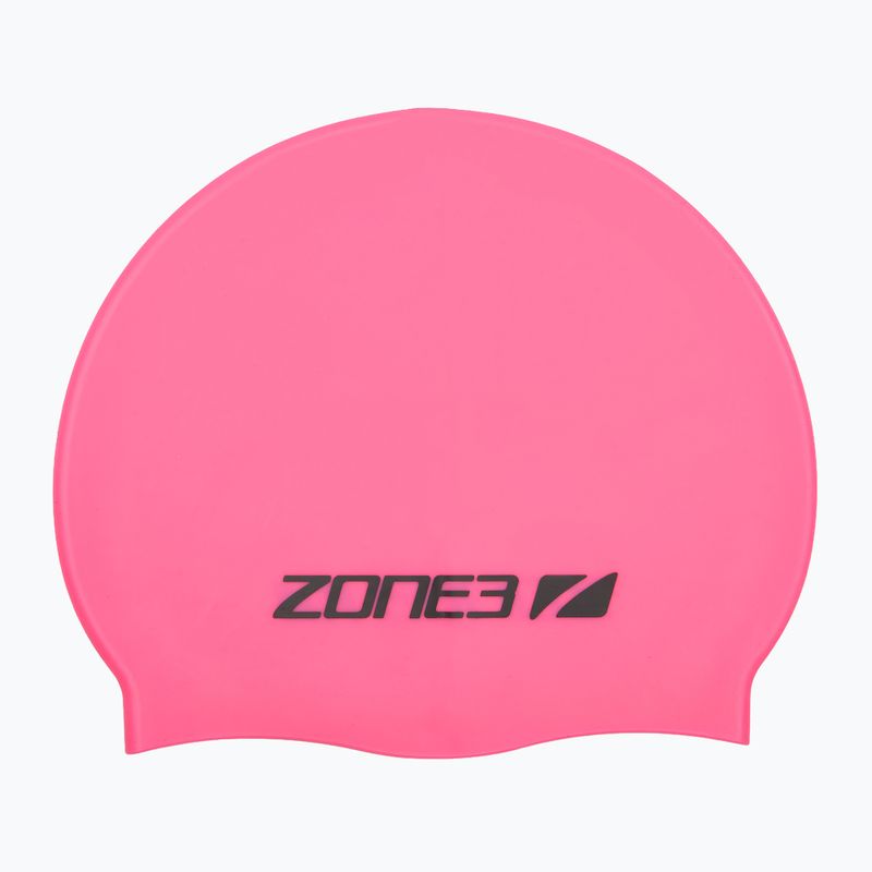 ZONE3 Szilikon úszósapka hi-vis rózsaszínű