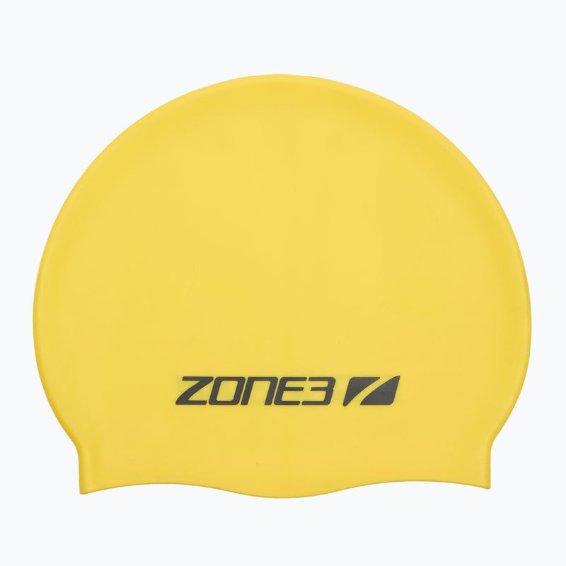 ZONE3 Szilikon úszósapka hi-vis sárga