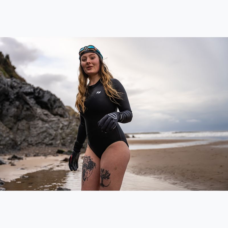 ZONE3 Active Flex Swim neoprén sapka szürke/narancssárga 3