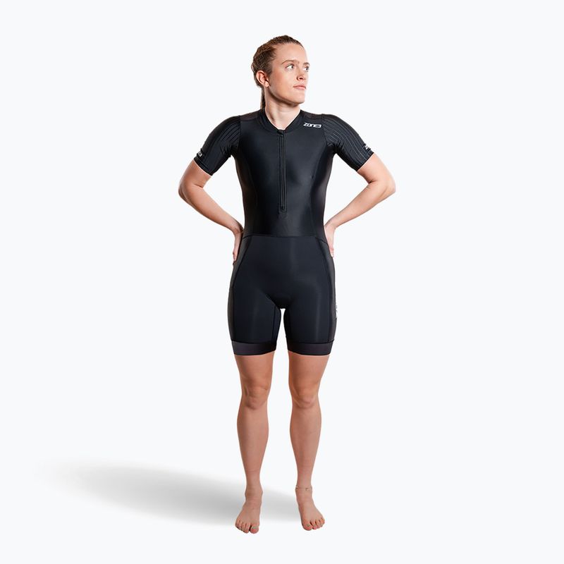Női triatlonruha ZONE3 Activate+ Trisuit black 4