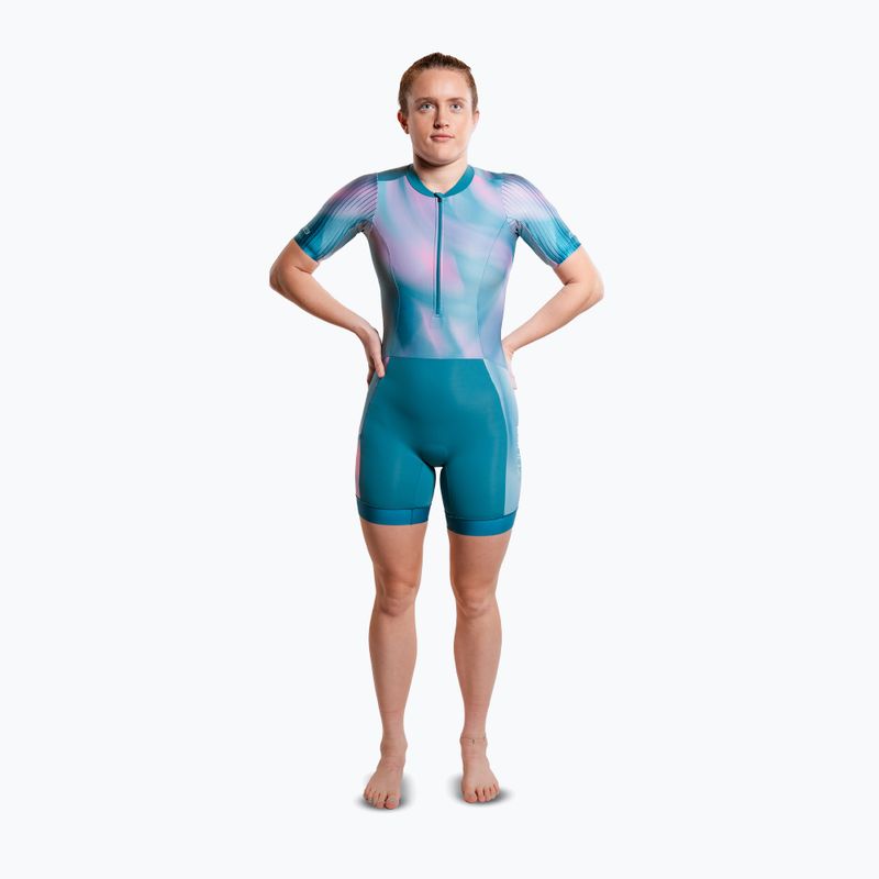 Női triatlonruha ZONE3 Activate+ Trisuit print 3