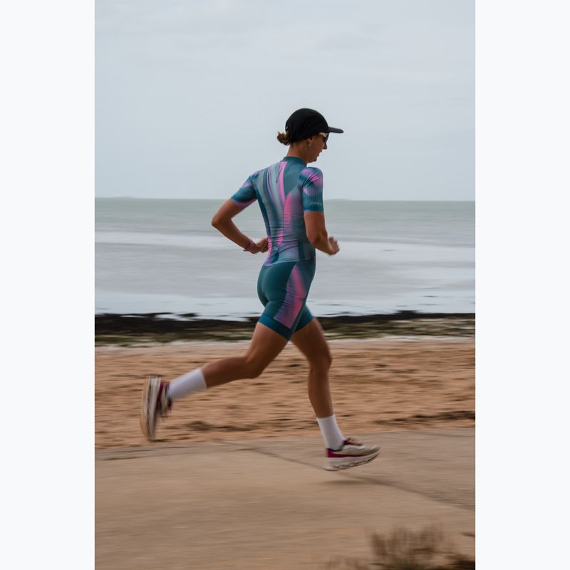Női triatlonruha ZONE3 Activate+ Trisuit print 10