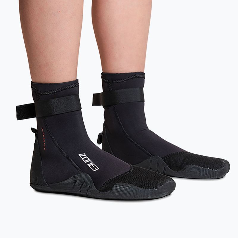 Neoprén cipő ZONE3 Heat-Tech Dura Swim black 8