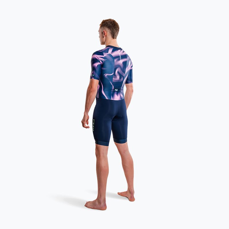 Férfi triatlon ruha ZONE3 Activate+ Trisuit print 5