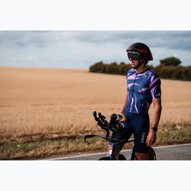 Férfi triatlon ruha ZONE3 Activate+ Trisuit print 14