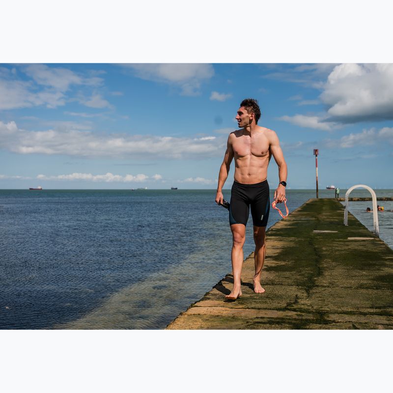 Férfi úszó jammer ZONE3 Performance Speed teal tie dye 8