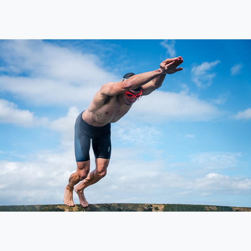 Férfi úszó jammer ZONE3 Performance Speed teal tie dye 10