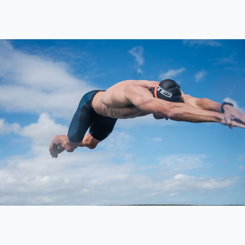 Férfi úszó jammer ZONE3 Performance Speed teal tie dye 11