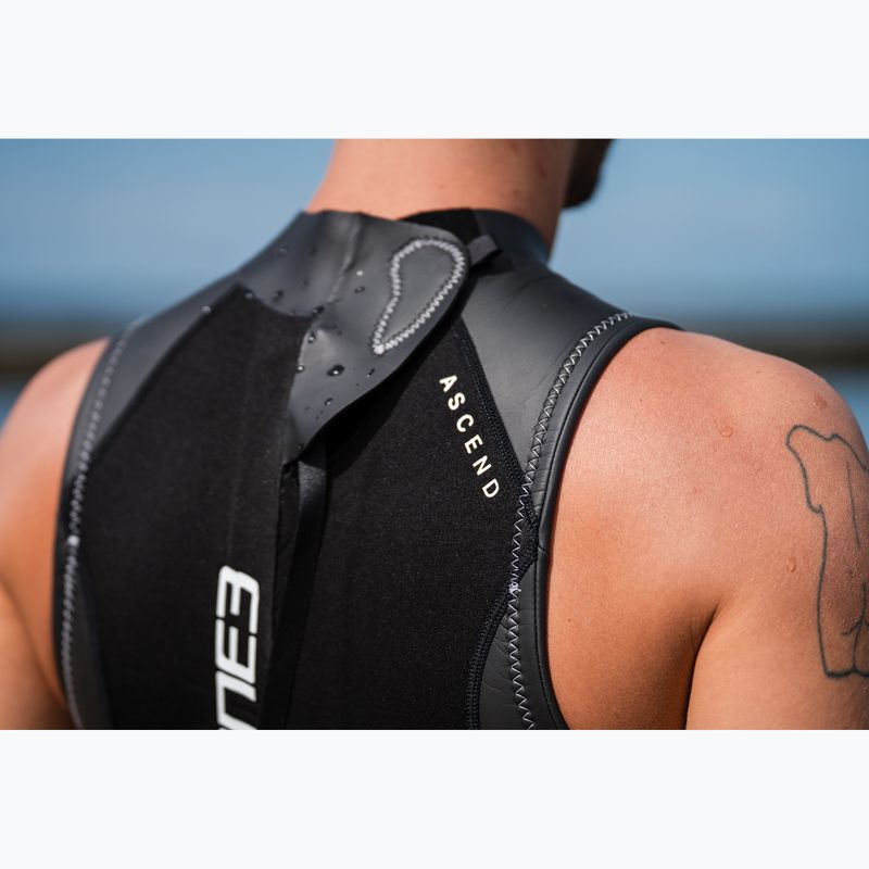 Férfi triatlonos úszóruha ZONE3 Glide Sleeveless Wetsuit black/grey 11