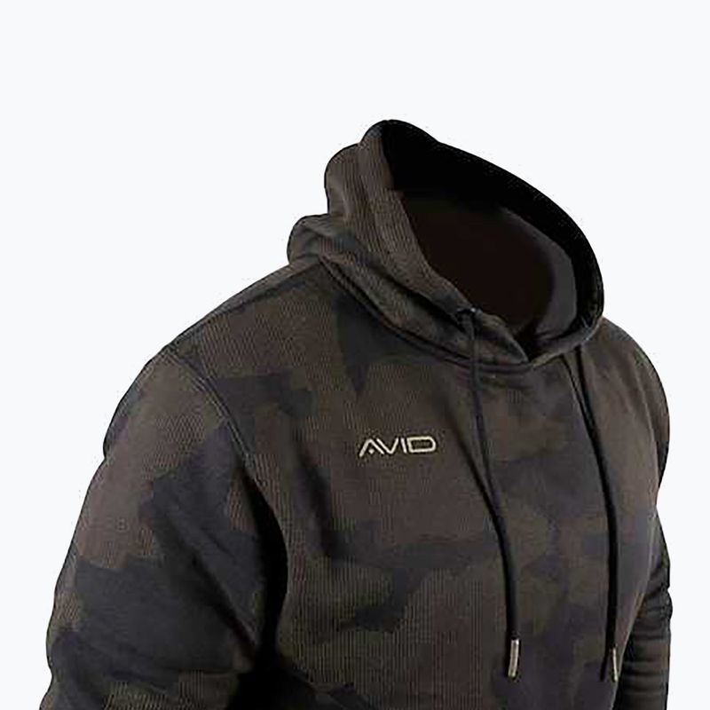 Avid Carp Distortion Camo kapucnis pulóver zöld A0620109 3