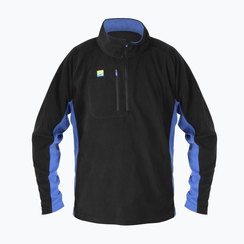 Preston Innovations Micro Fleece pulóver fekete / kék