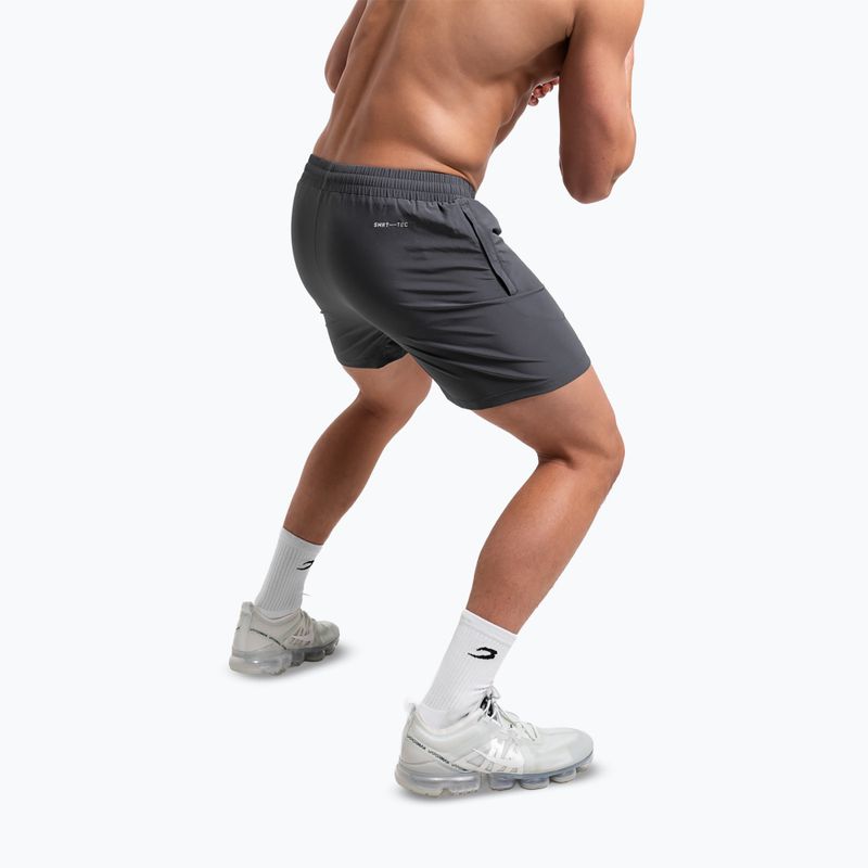 Férfi edző rövidnadrág Boxraw Valdes 7" charcoal 3