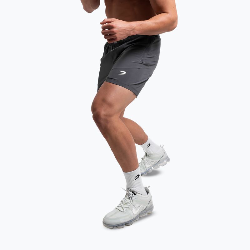 Férfi edző rövidnadrág Boxraw Valdes 7" charcoal 6