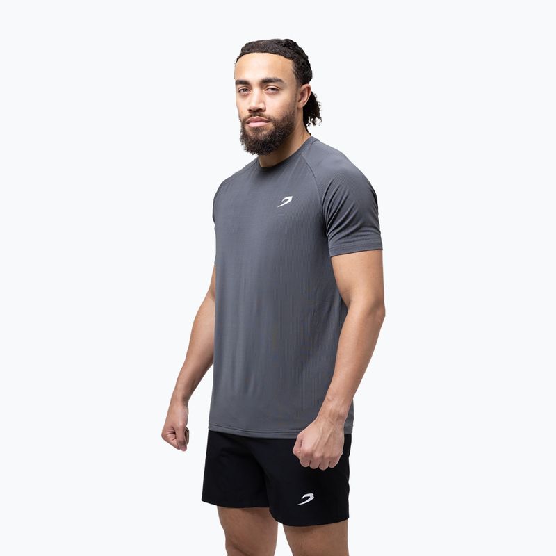 Férfi póló BOXRAW Valdes charcoal
