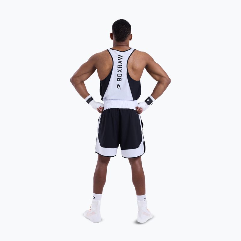Férfi edző rövidnadrág Boxraw Stevenson V2 black/white 3