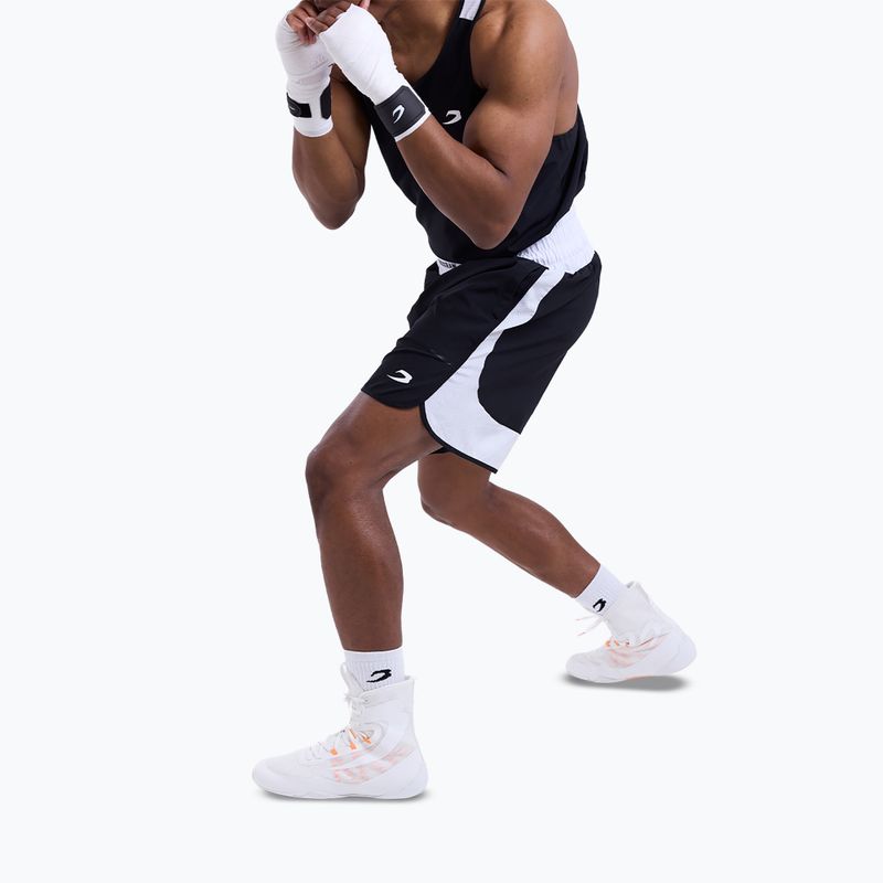 Férfi edző rövidnadrág Boxraw Stevenson V2 black/white 5