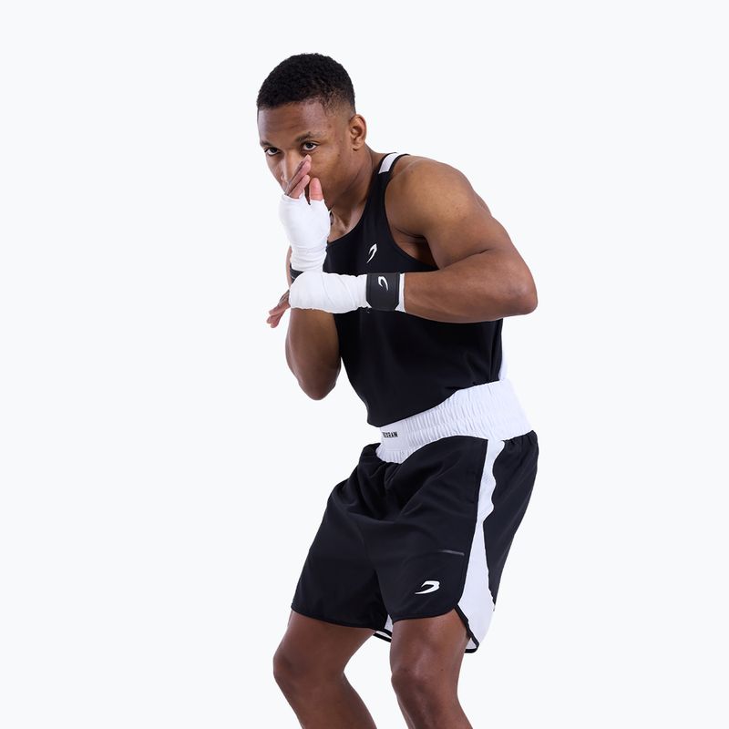 Férfi póló Boxraw Stevenson Tank 2.0 black/white 4