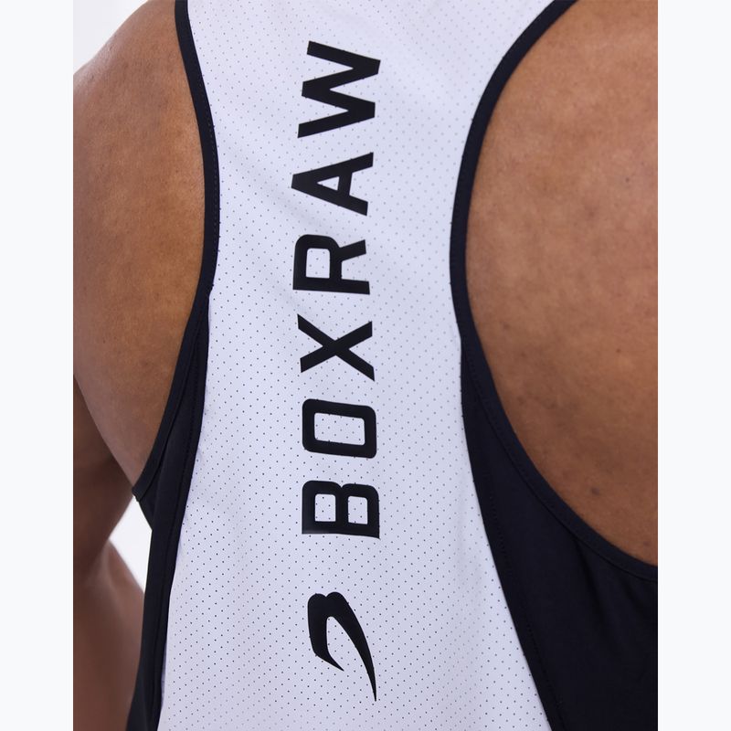 Férfi póló Boxraw Stevenson Tank 2.0 black/white 9