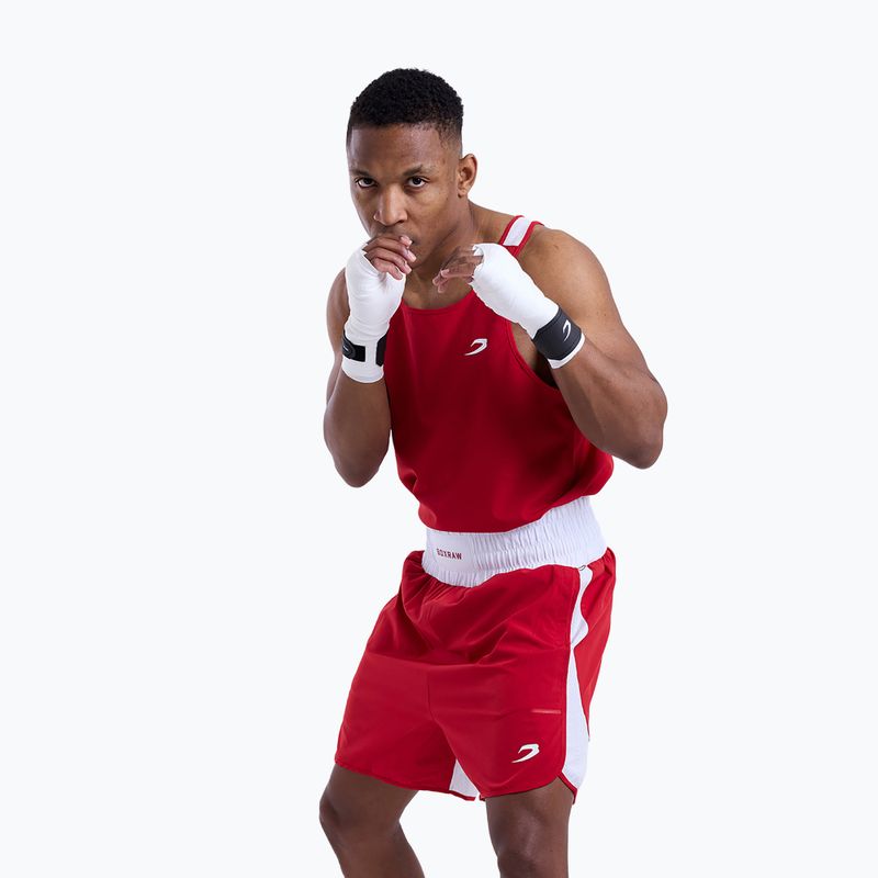 Férfi póló Boxraw Stevenson V2 Tank red/white 4