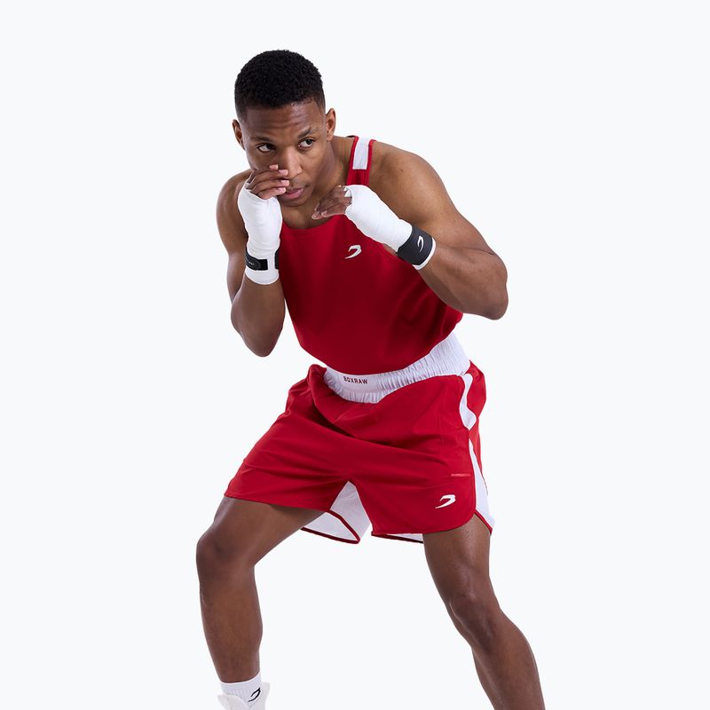Férfi póló Boxraw Stevenson V2 Tank red/white 5