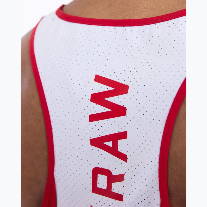 Férfi póló Boxraw Stevenson V2 Tank red/white 10