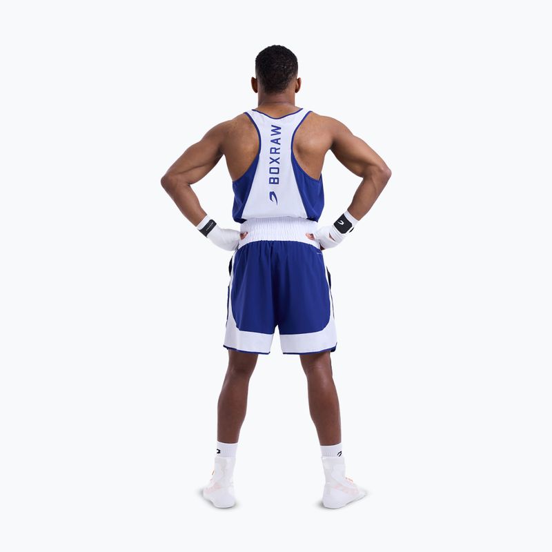 Férfi edző rövidnadrág Boxraw Stevenson V2 blue/white 3