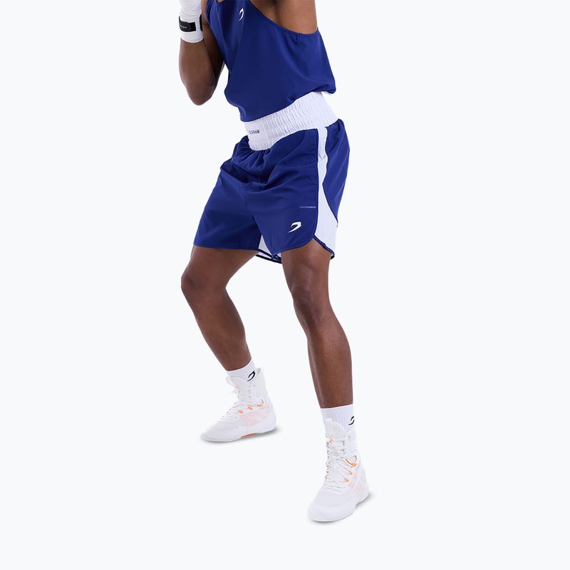 Férfi edző rövidnadrág Boxraw Stevenson V2 blue/white 4