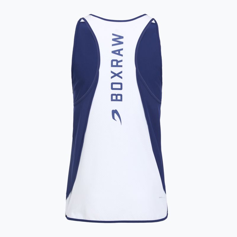 Férfi póló Boxraw Stevenson Tank 2.0 blue/white 12