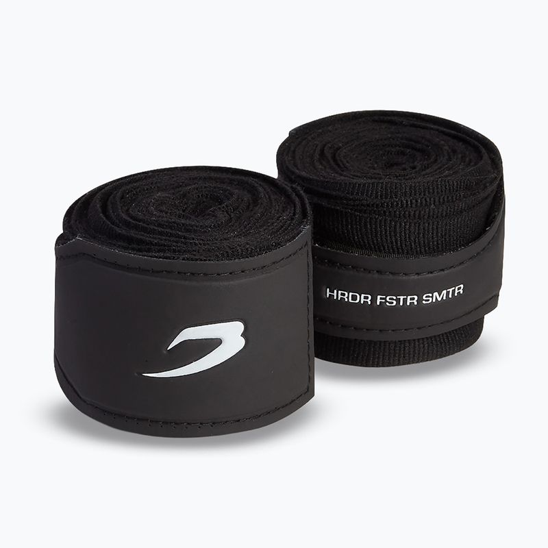 Boxkesztyű kötések Boxraw Hand Wraps black 2