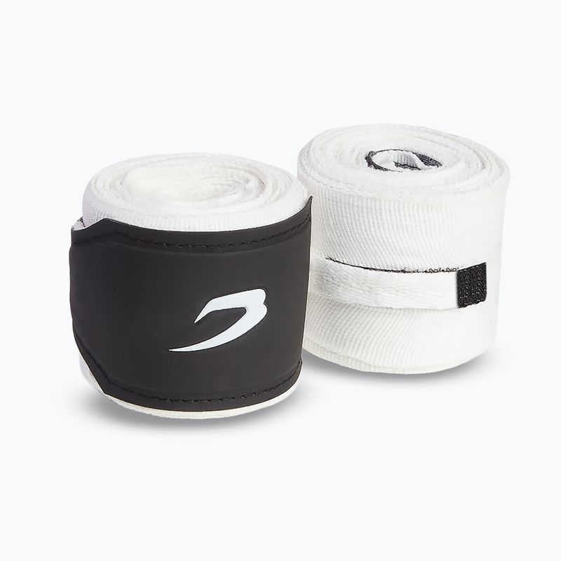 Boxkesztyű kötések BOXRAW Hand Wraps 450 cm white 2