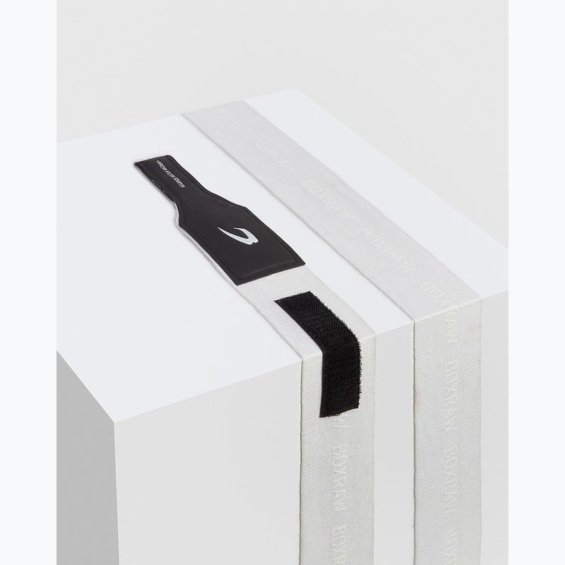 Boxkesztyű kötések BOXRAW Hand Wraps 450 cm white 4