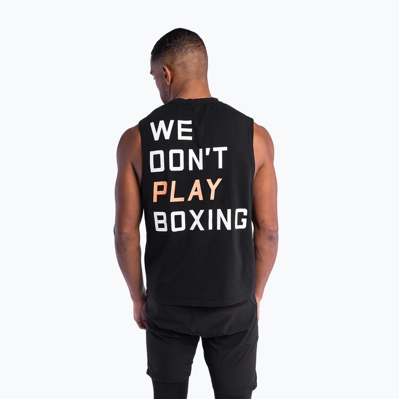 Férfi póló BOXRAW We Don't Play Boxing Muscle Tank black 3