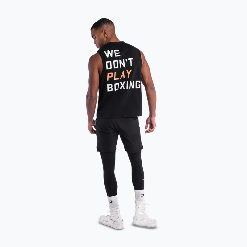 Férfi póló BOXRAW We Don't Play Boxing Muscle Tank black 4
