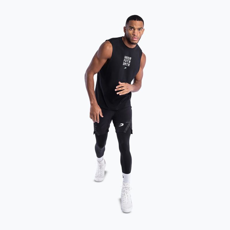 Férfi póló Boxraw HRDR FSTR SMTR Muscle Tank Black 5