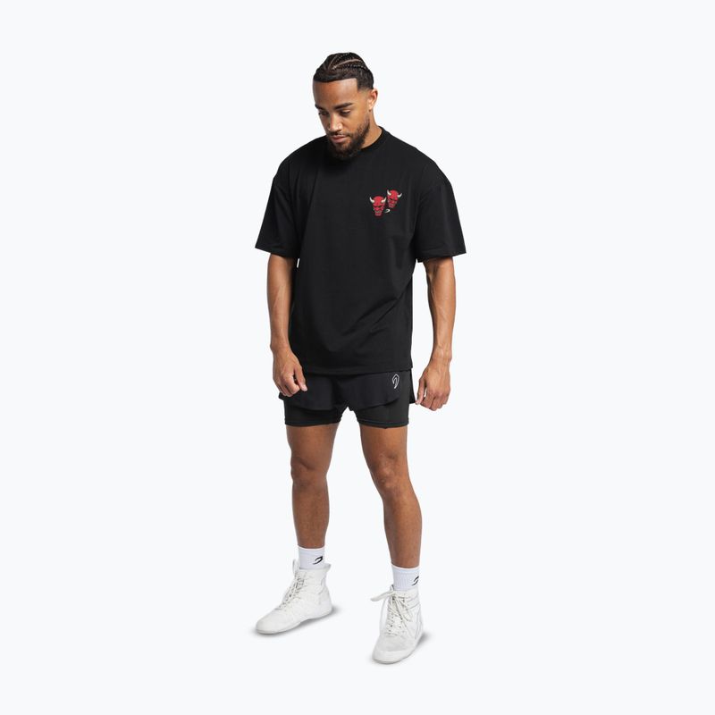 Férfi póló BOXRAW Death Before Dishonor Oversized black 2