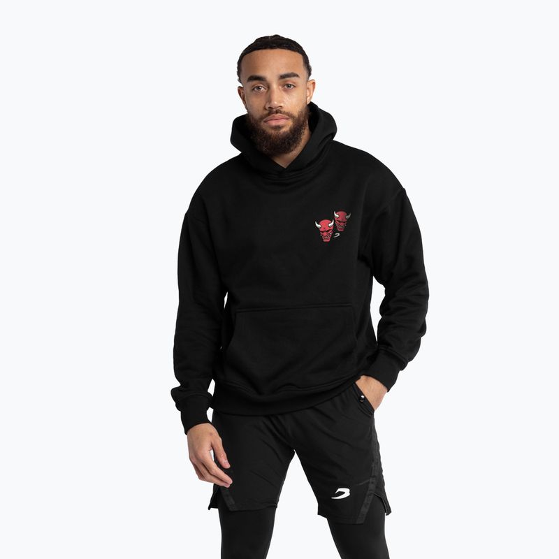 Férfi pulóver BOXRAW Death Before Dishonor Oversized Hoodie black