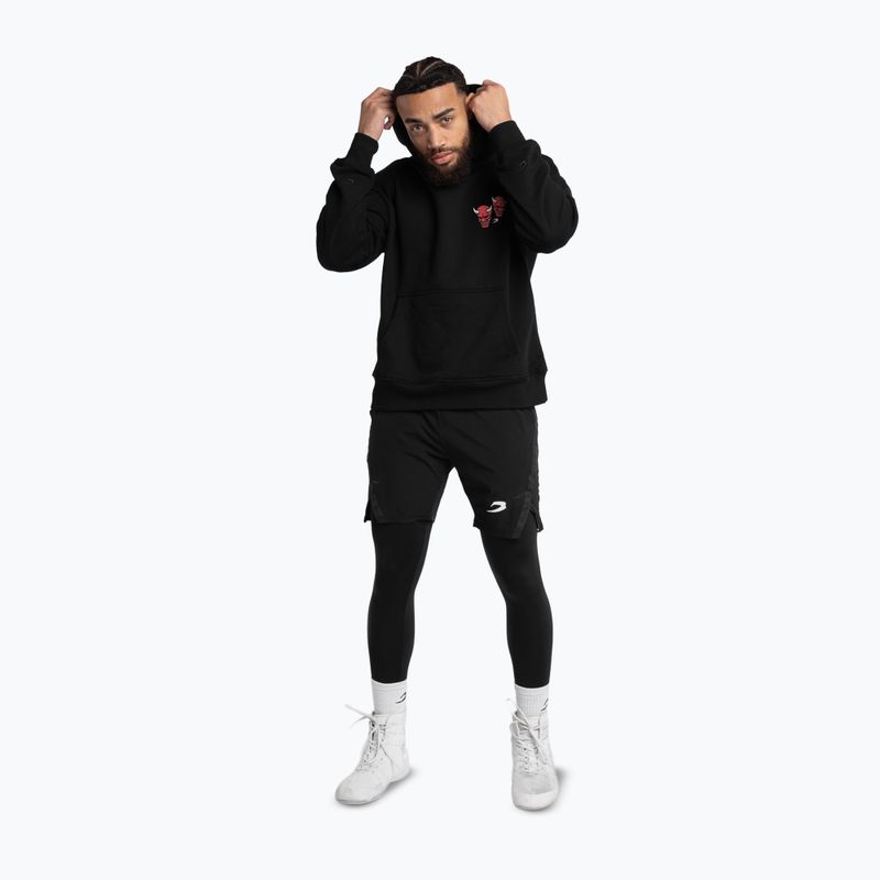 Férfi pulóver BOXRAW Death Before Dishonor Oversized Hoodie black 4