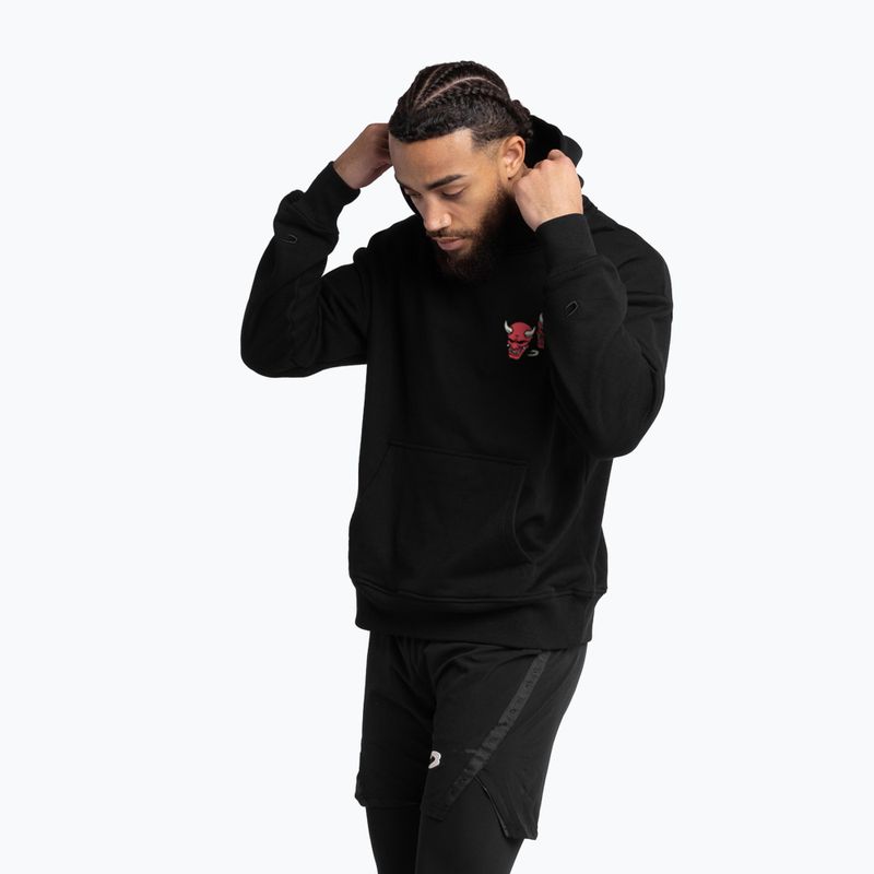 Férfi pulóver BOXRAW Death Before Dishonor Oversized Hoodie black 6
