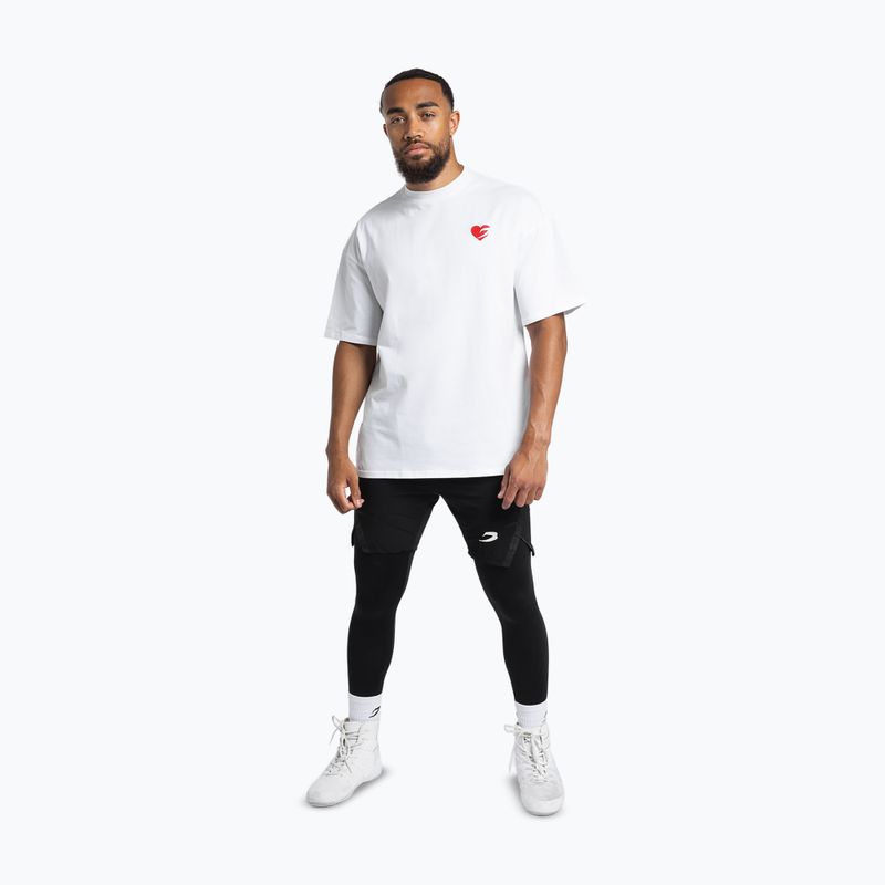 Férfi póló Boxraw Boxing is Love Oversized White 4