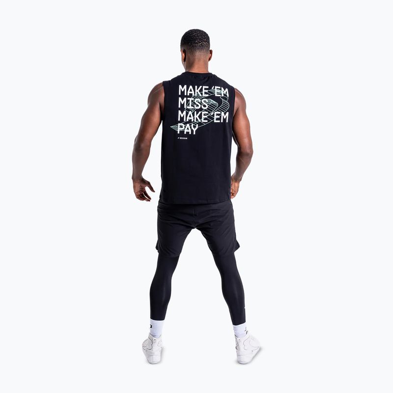 Férfi póló BOXRAW Make 'Em Miss Muscle black 4