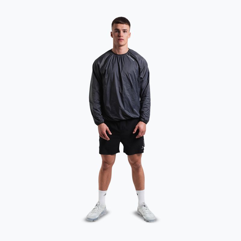 Férfi pulóver Boxraw Genaro Sweatshirt charcoal 2