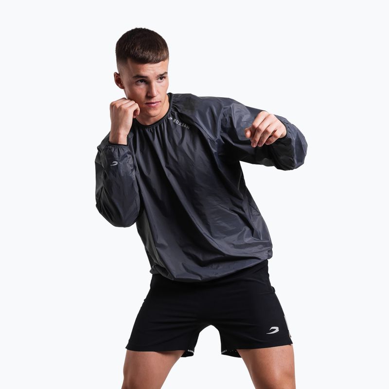 Férfi pulóver Boxraw Genaro Sweatshirt charcoal 9