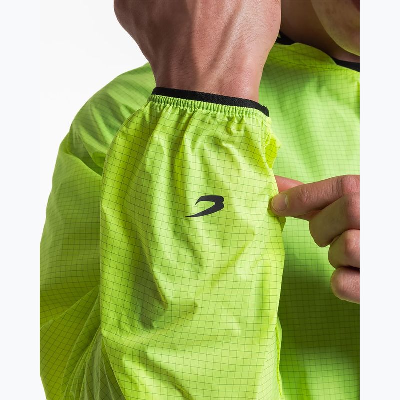 Férfi szélálló dzseki BOXRAW Genaro Oversized Windbreaker Hoodie neon sárga 9